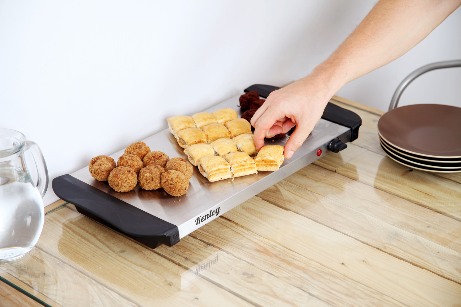 4.5L Kenley 3in1 Buffet Server Hot Plate Food Warmer Server Tray Stainless Steel eBay