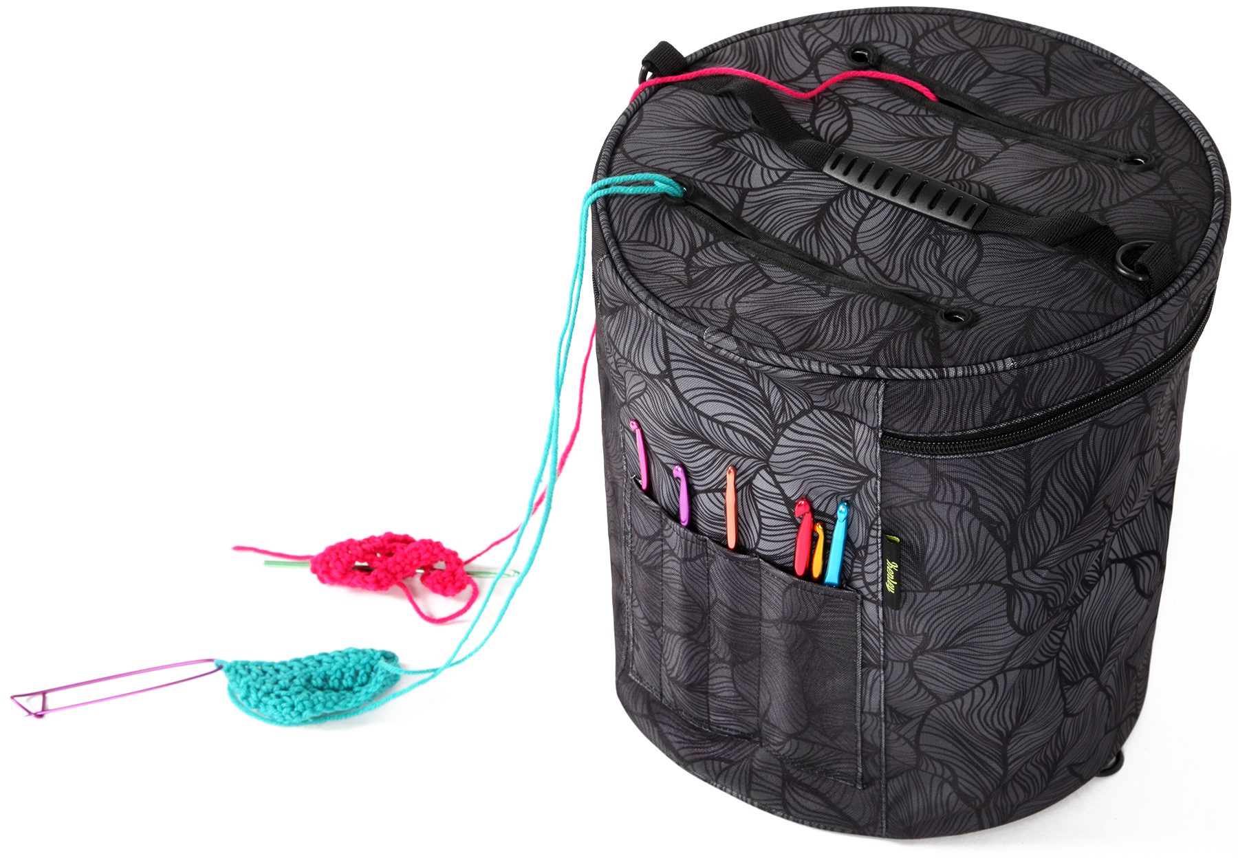 Kenley Knitting Yarn Bag Wool Skeins Holder Organiser Storage Basket