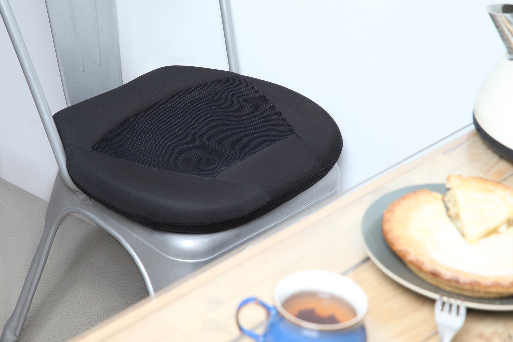 Kenley Silicone Gel Extra Comfort Cushion for Car Seat + Soft Foam Side