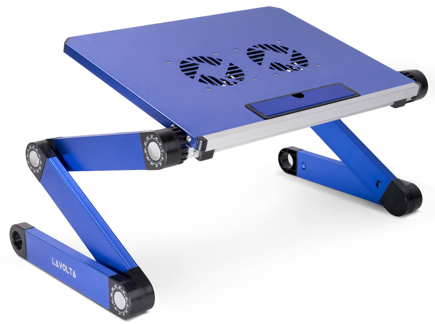 Lavolta Folding Laptop Table Desk Tray Stand Cooling Pad Cooler Fan Lavolta Folding Laptop Table Desk Tray Stand Cooling Pad Cooler Fan Adjustable