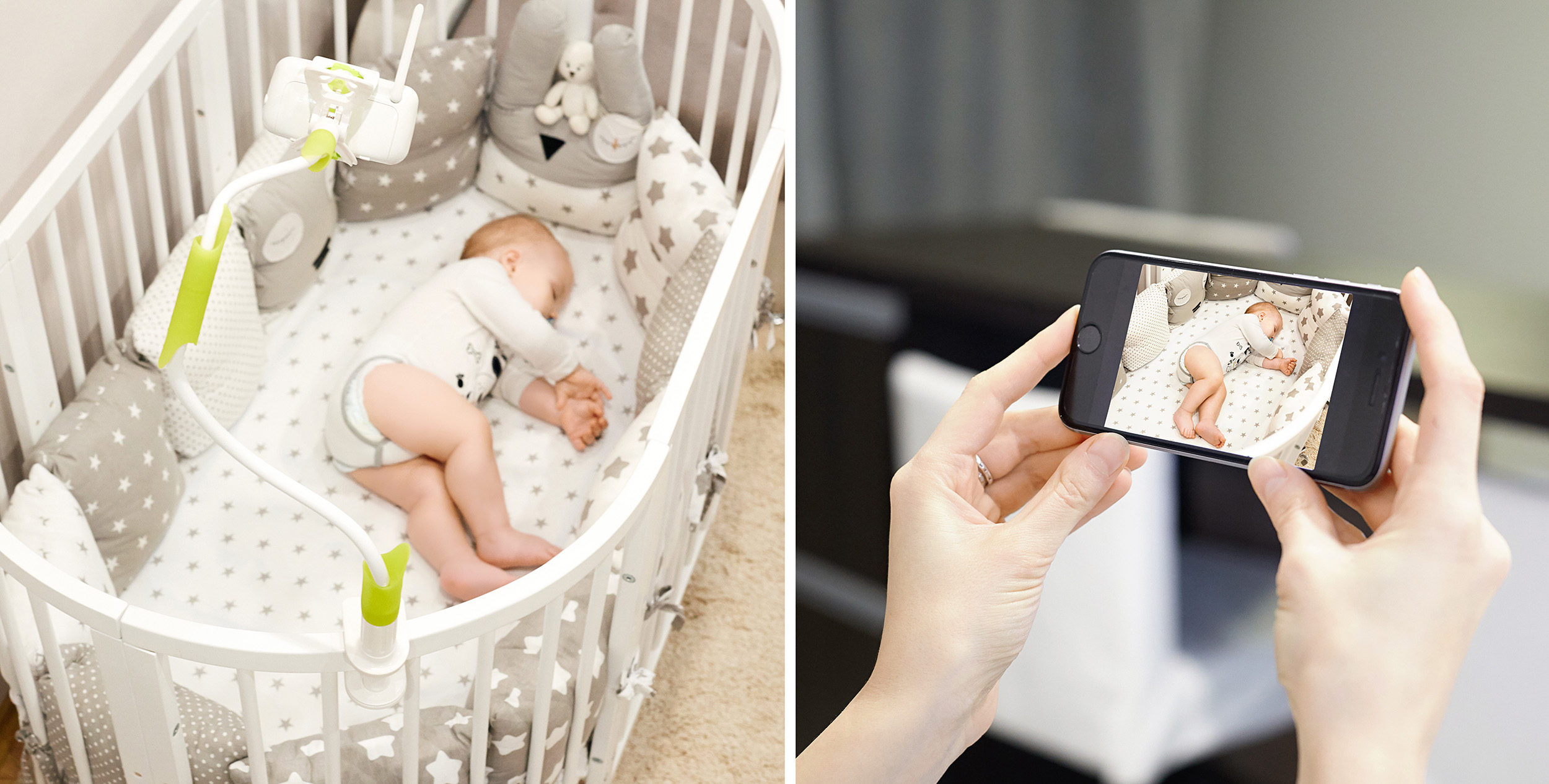 Baby Monitor Mount Universal Baby Monitor Holder For Crib Or